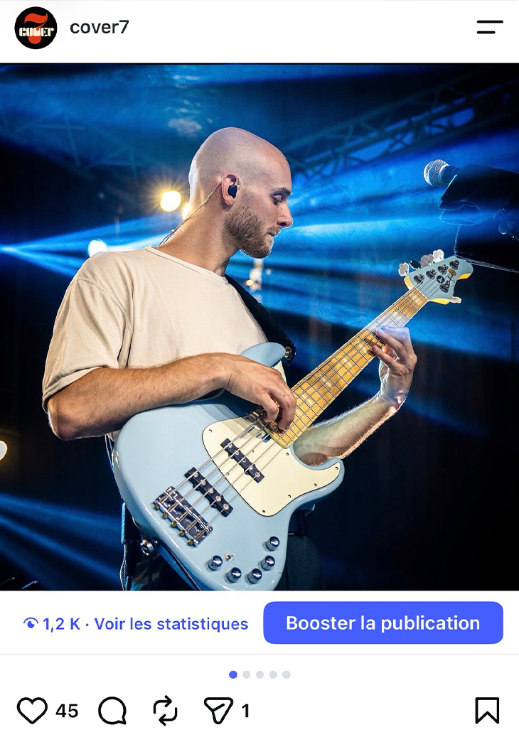 feed Publication Instagram Cover 7 programmée pour un événement d'entreprise